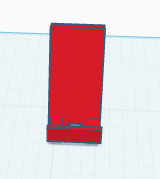 phone holder with charger slot