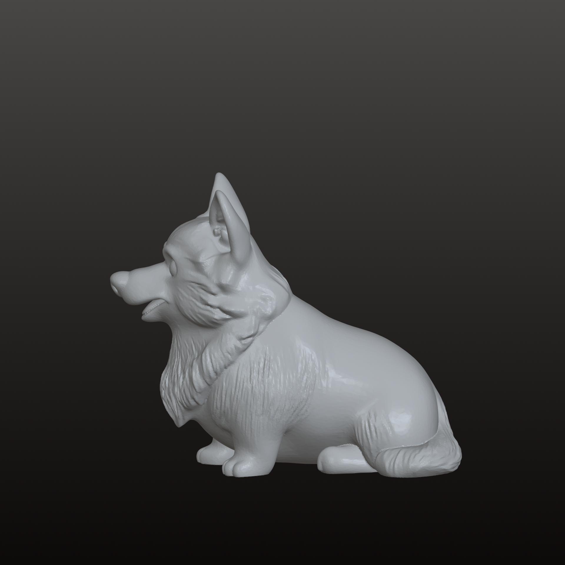 Miniatura 2 do modelo 3D Corgi