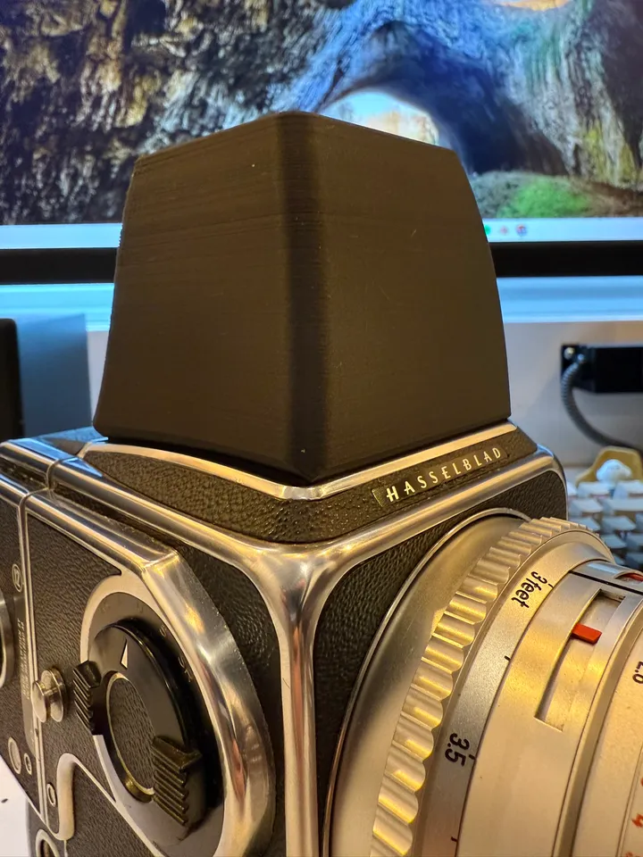 Simple Waist Level Finder for Hasselblad 500 Series Cameras by