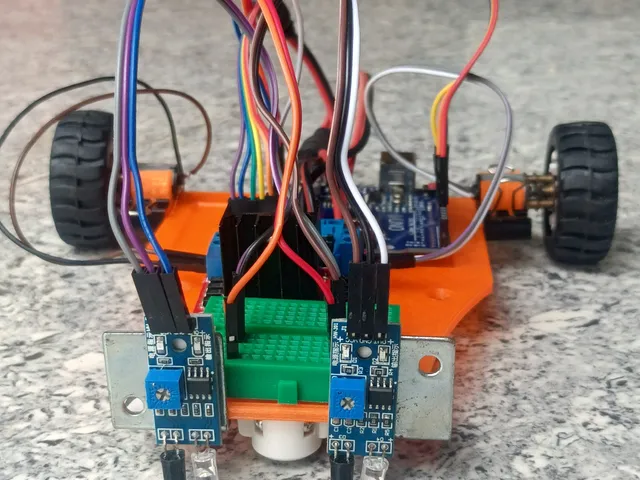 LINE FOLLOWER ROBOT MDV