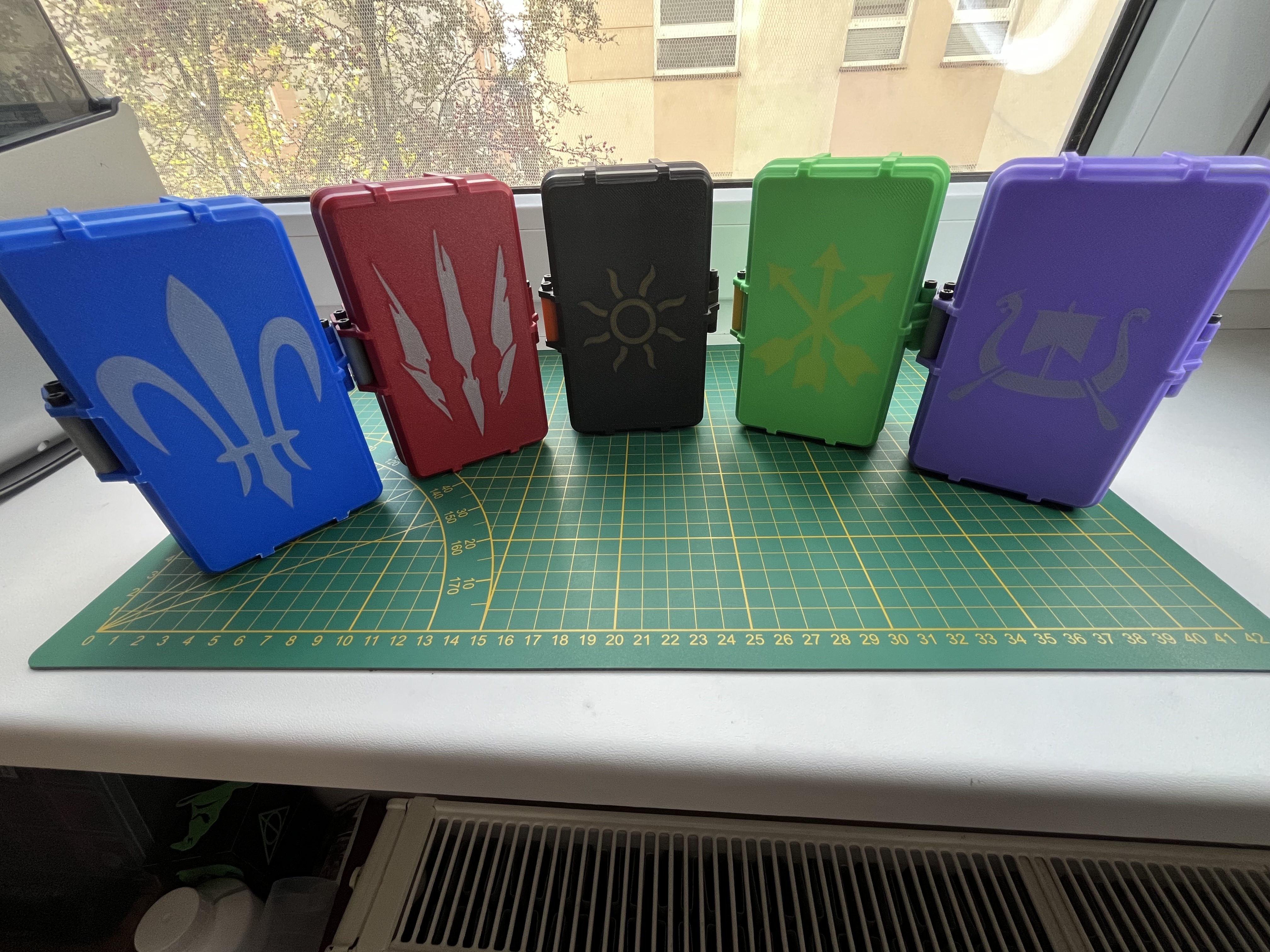 Rugged Gwent Card Boxes - Horizontal Version