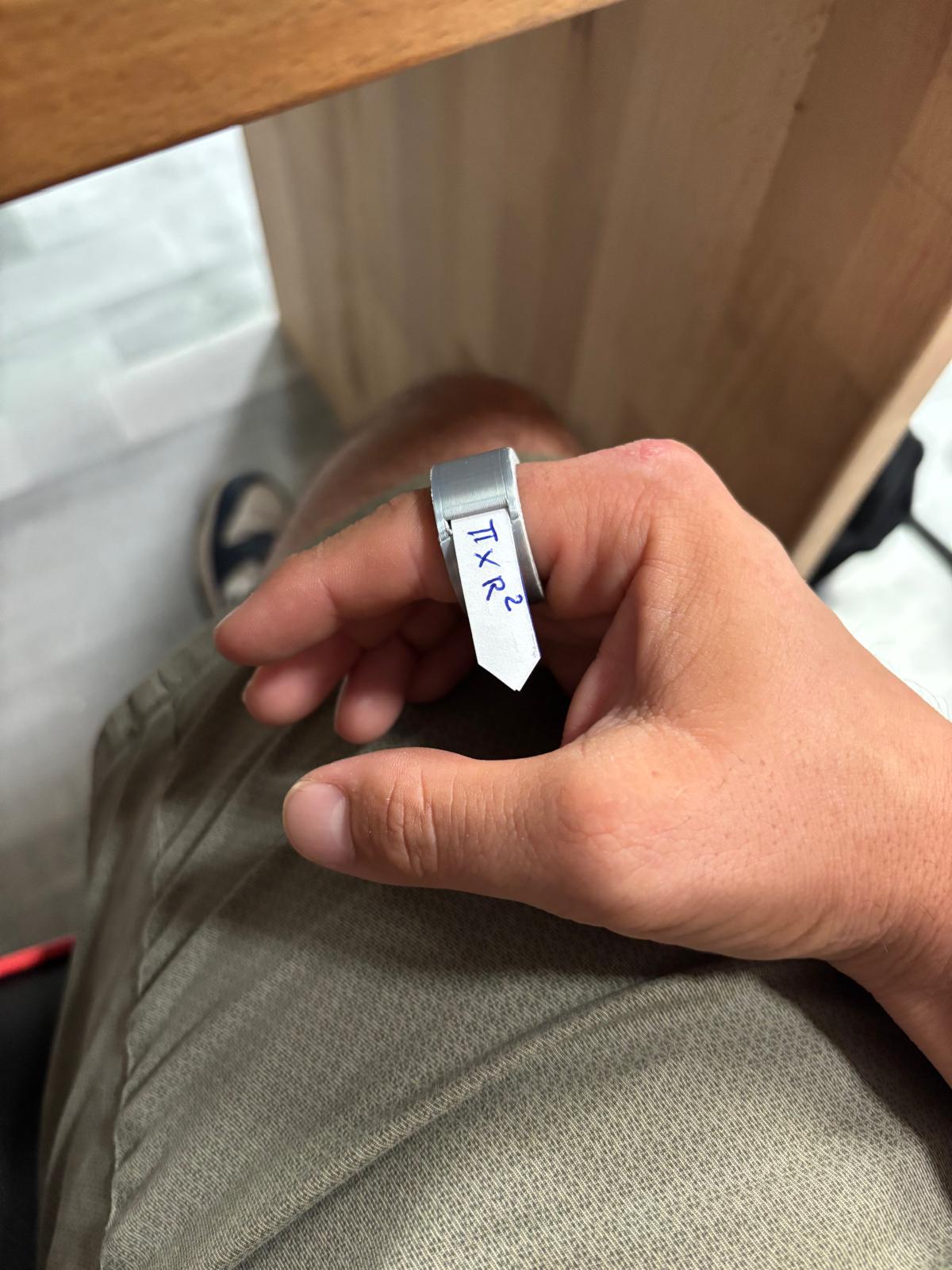 Cheat Sheet Ring