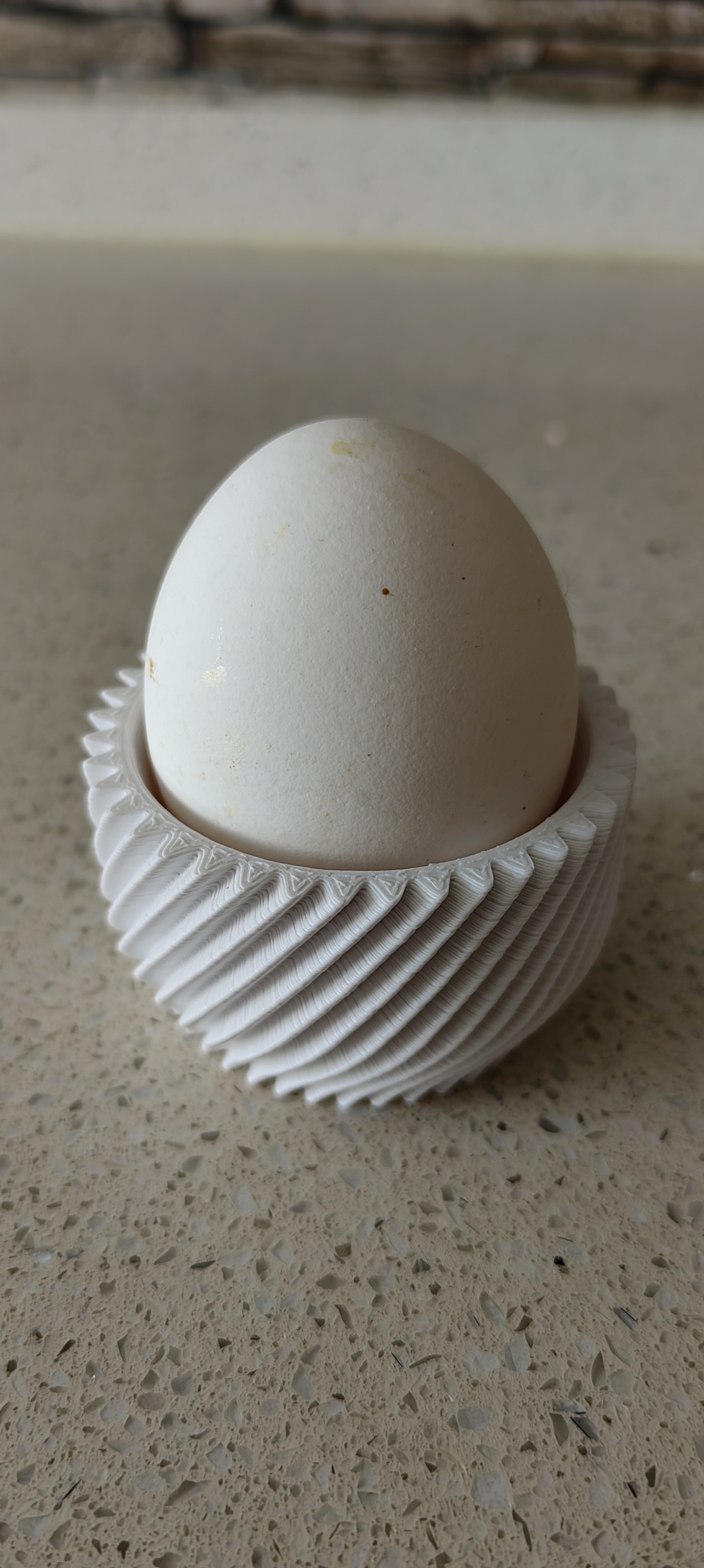 Breakfast Elevated: Stunning Textured Egg Cup.