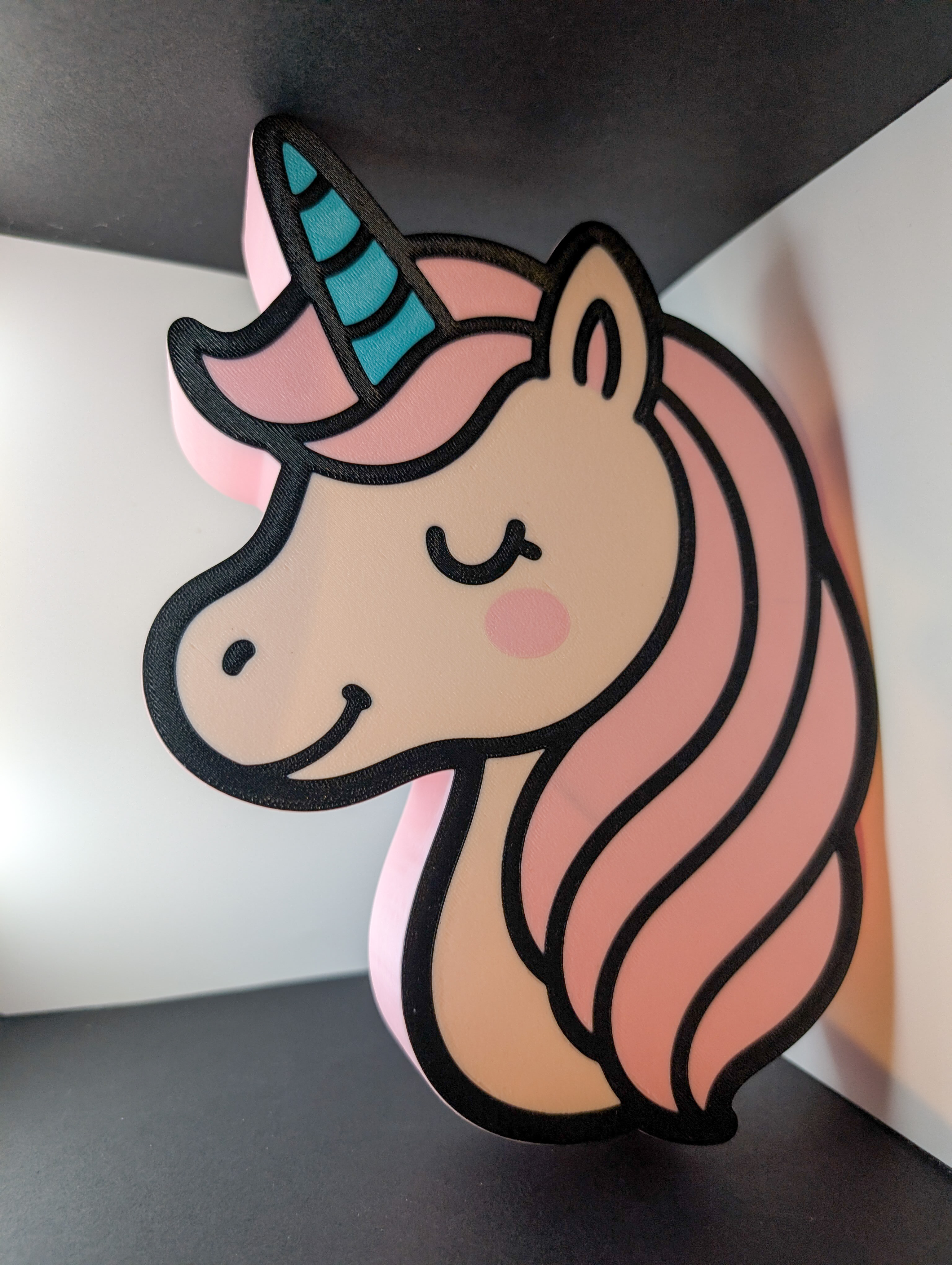 Unicorn Head Light Box