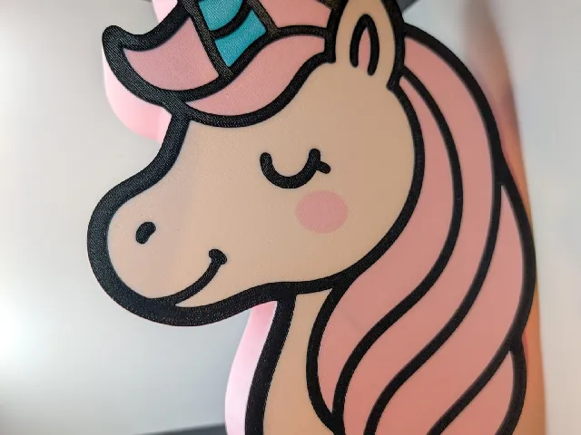 Unicorn Head Light Box