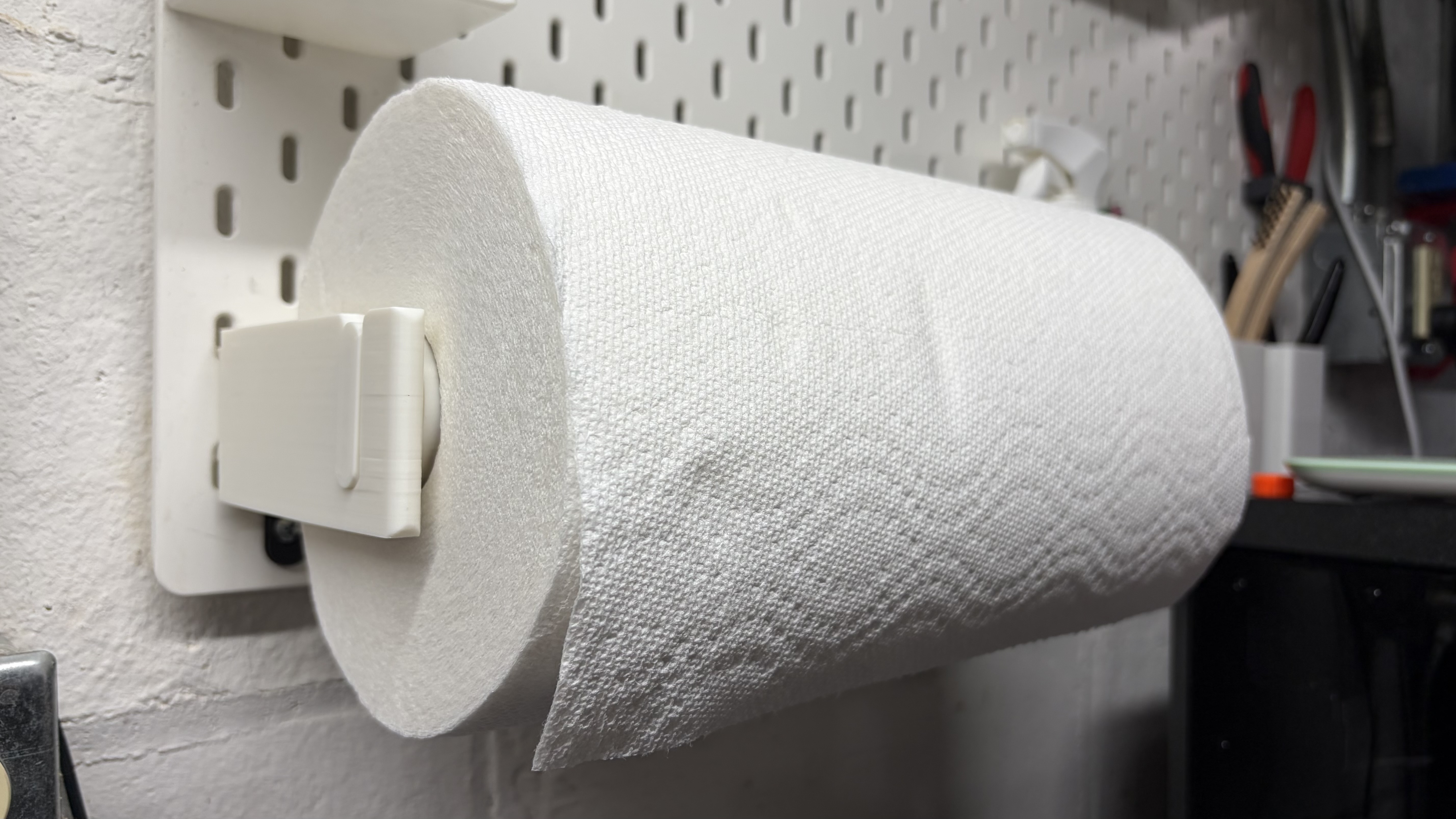 Paper Towel Holder for Ikea Skadis Extended Edition