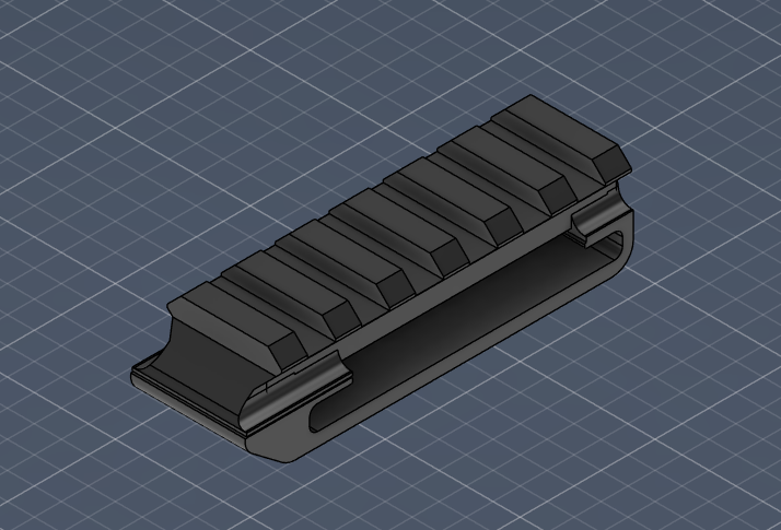 Universal Picatinny Belt Clip / EDC Adapter
