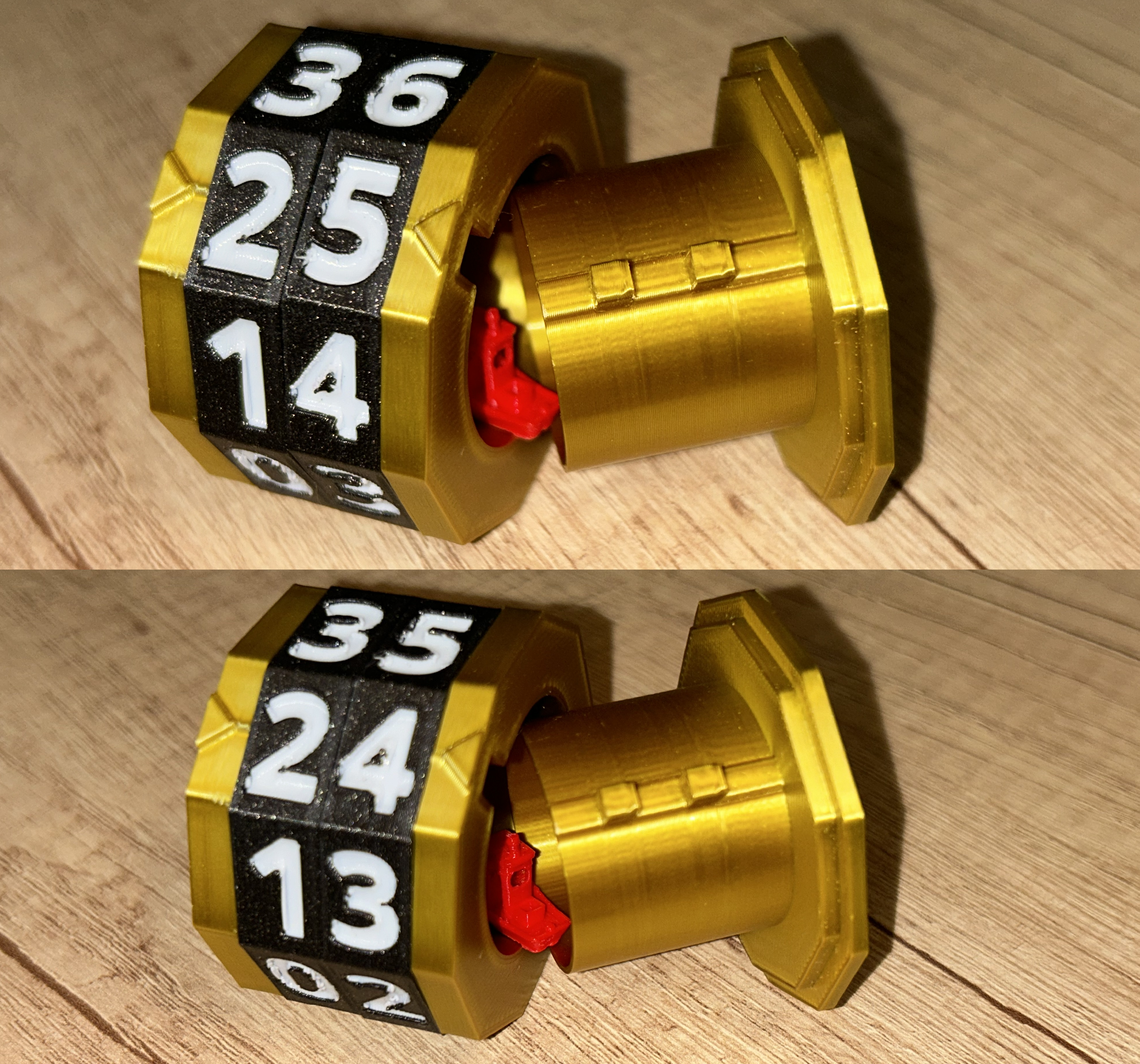 Cryptex-style Advent calendar 3D model thumbnail