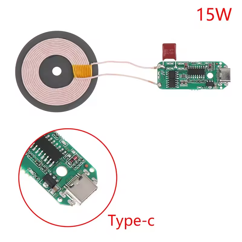 Flat Wireless Charging Pad - Type C — miniatura 3
