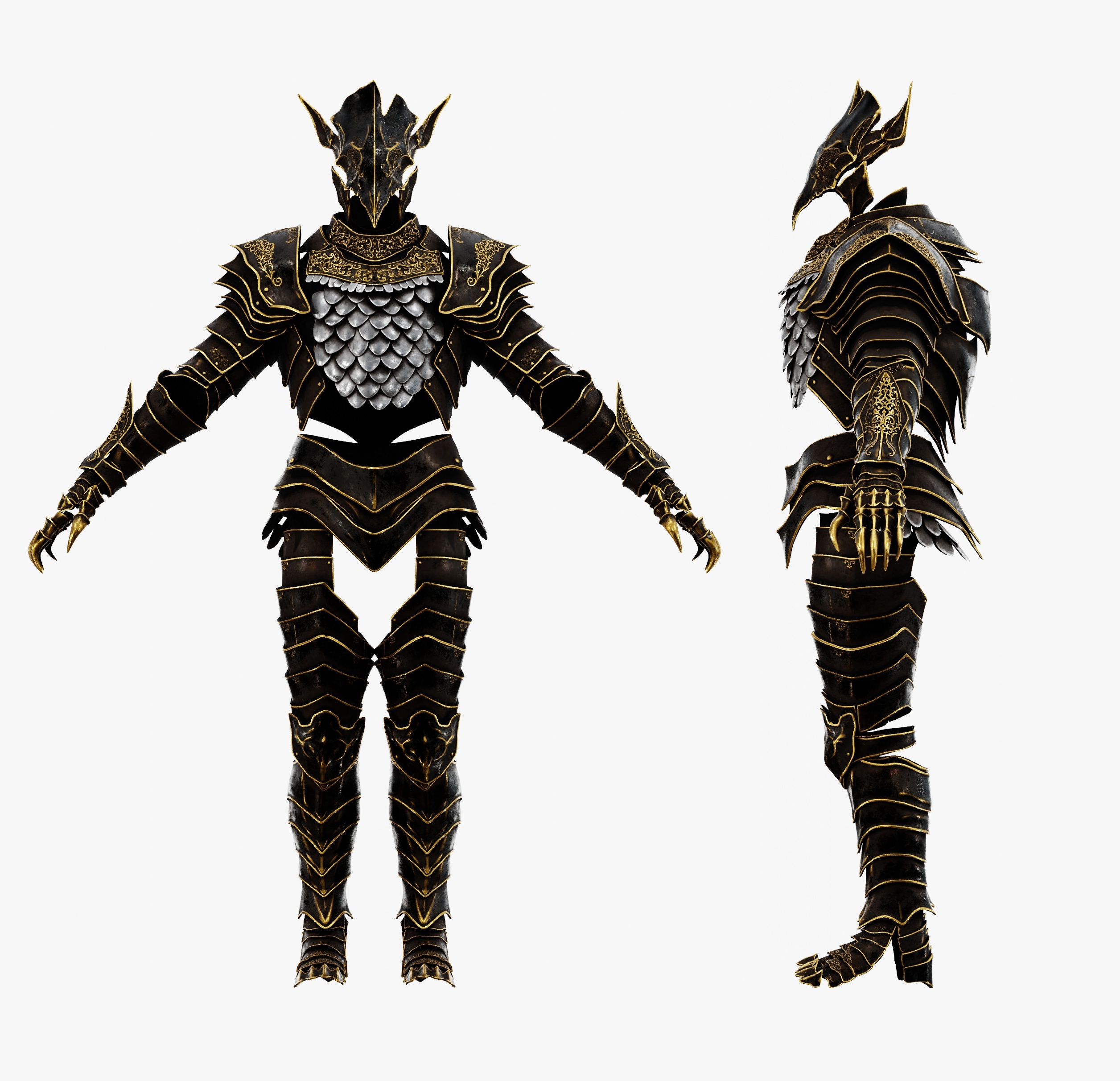 MALIKETH FULL PLATE ARMOR LIFE SIZE COSPLAY – THE BLACK BLADE ELDEN RING FAN ART STL