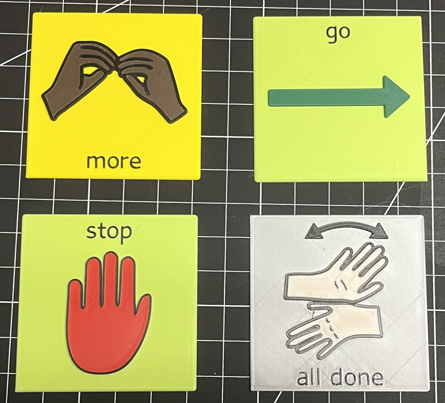 Large, Tactile Communication Symbols