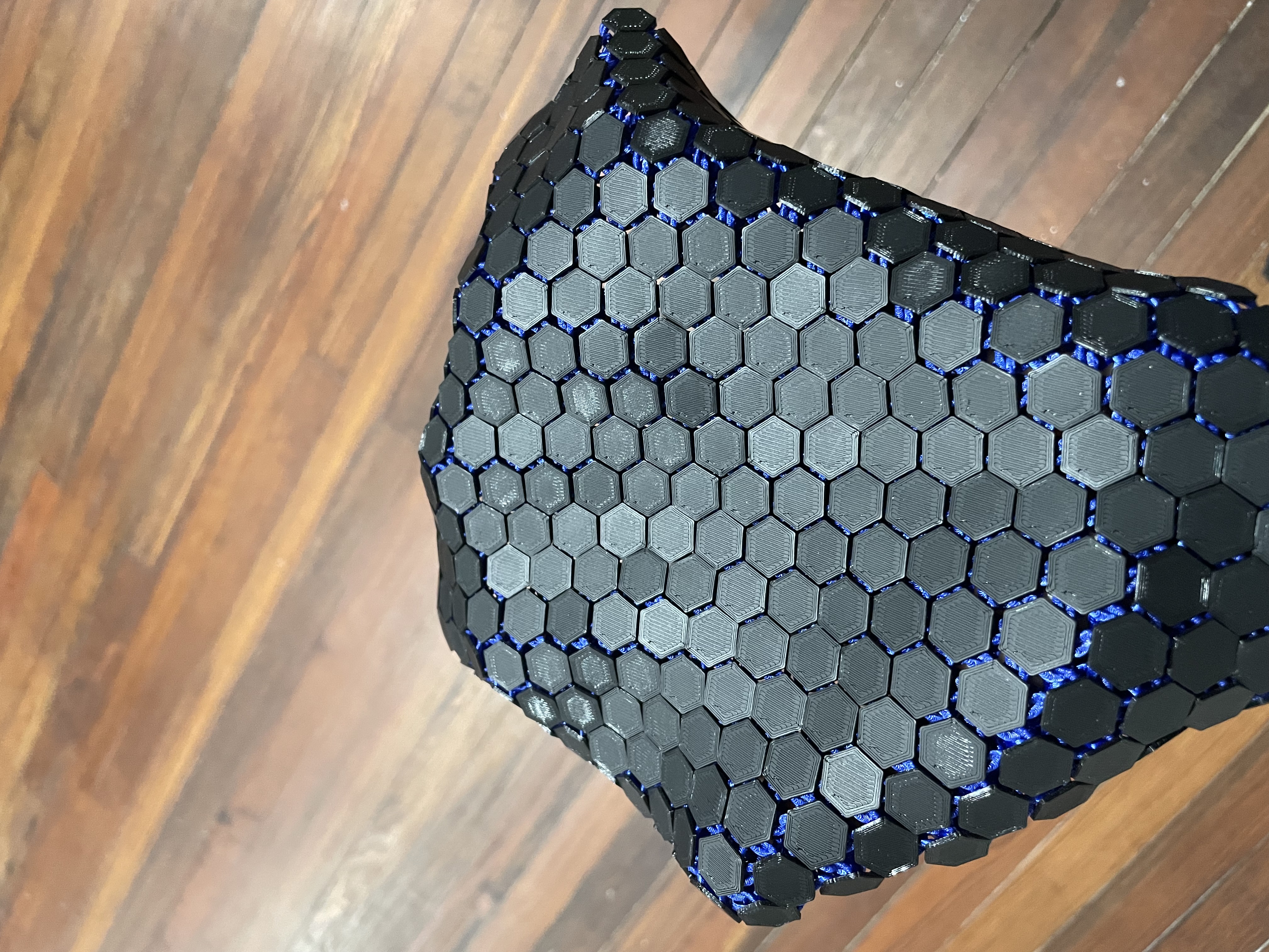 Improved NASA Chainmail - Flexible 3D-printed Fabric