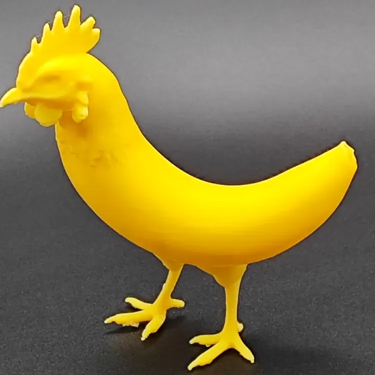 CHICKEN - BANANA by Happy-3D | Download free STL model | Printables.com