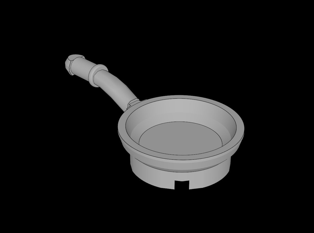 Lego Compatible (93082a.dat) Figure Friends Frying Pan
