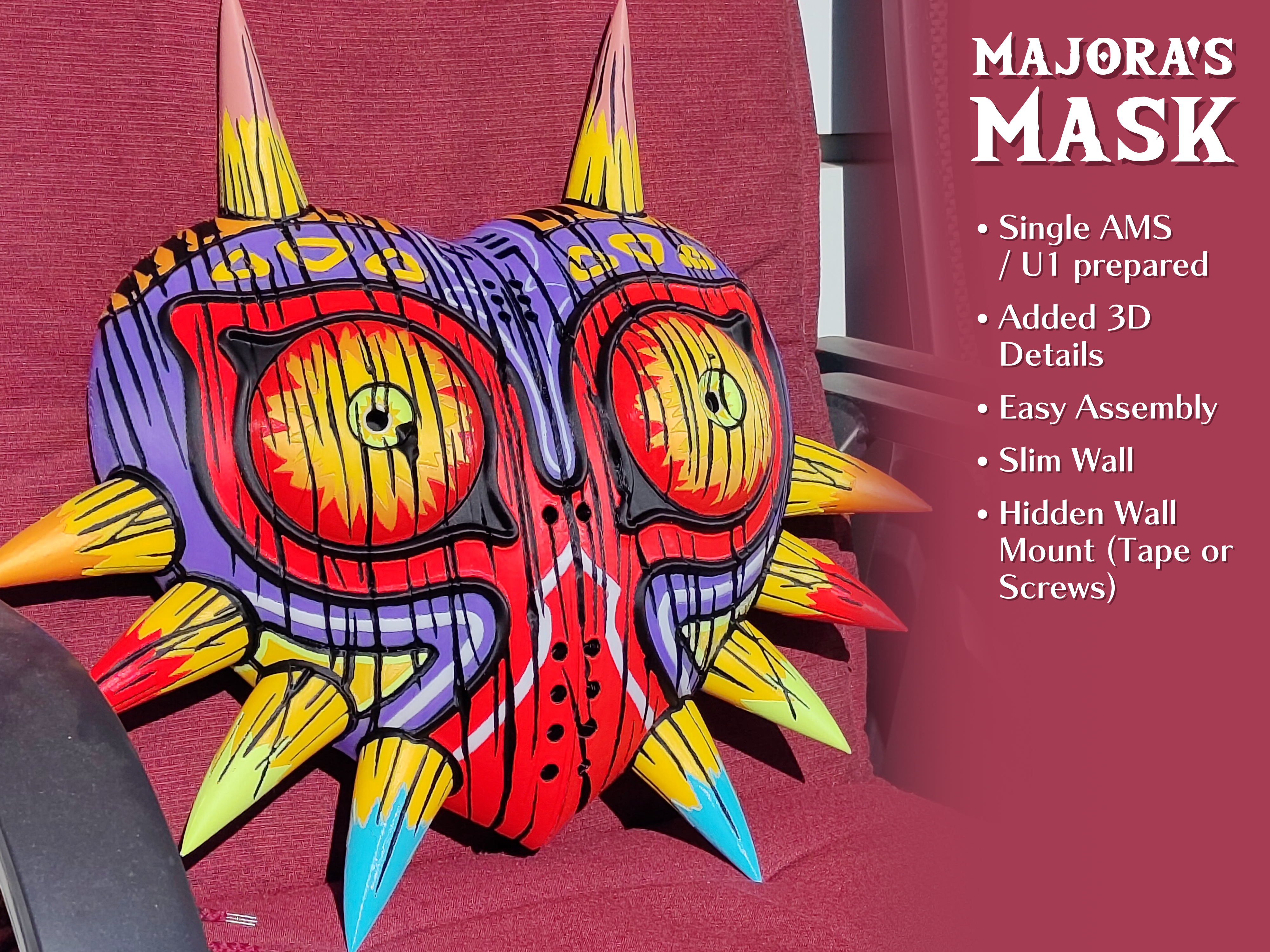 4-Color AMS Majora’s Mask: High Detail, Easy Build