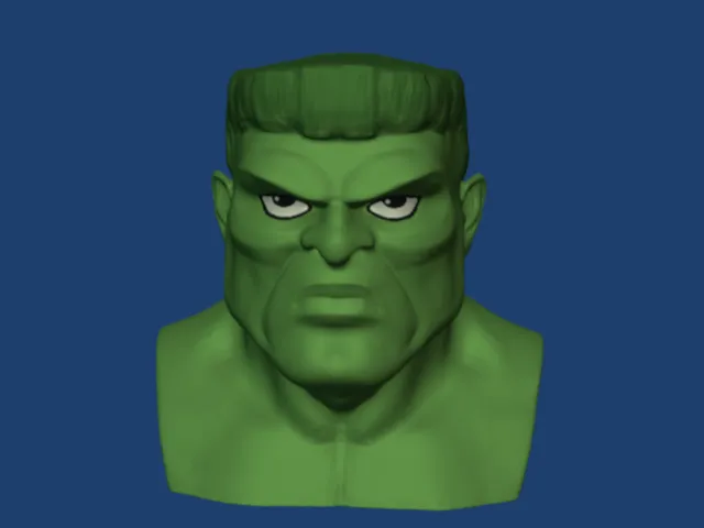 Green Titan Bust