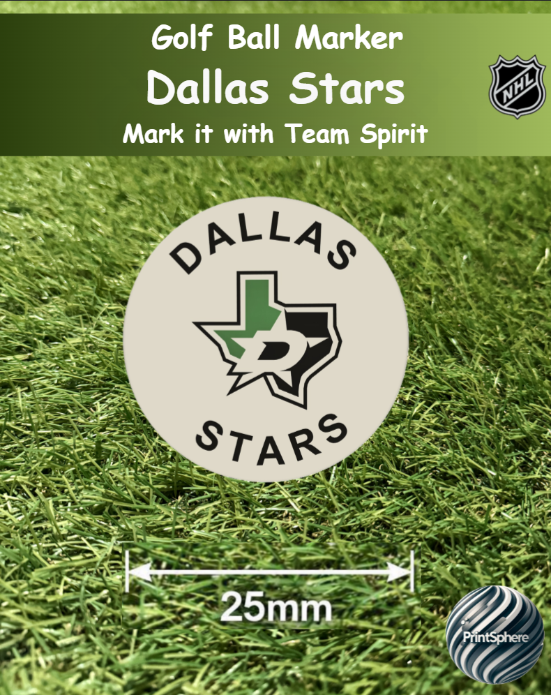 Golf - Golf Ball Marker - NHL - Central - Dallas Stars
