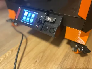 Dual 16 mm Button / Switch Housing for Core One Frame for Hackerboard ESP32