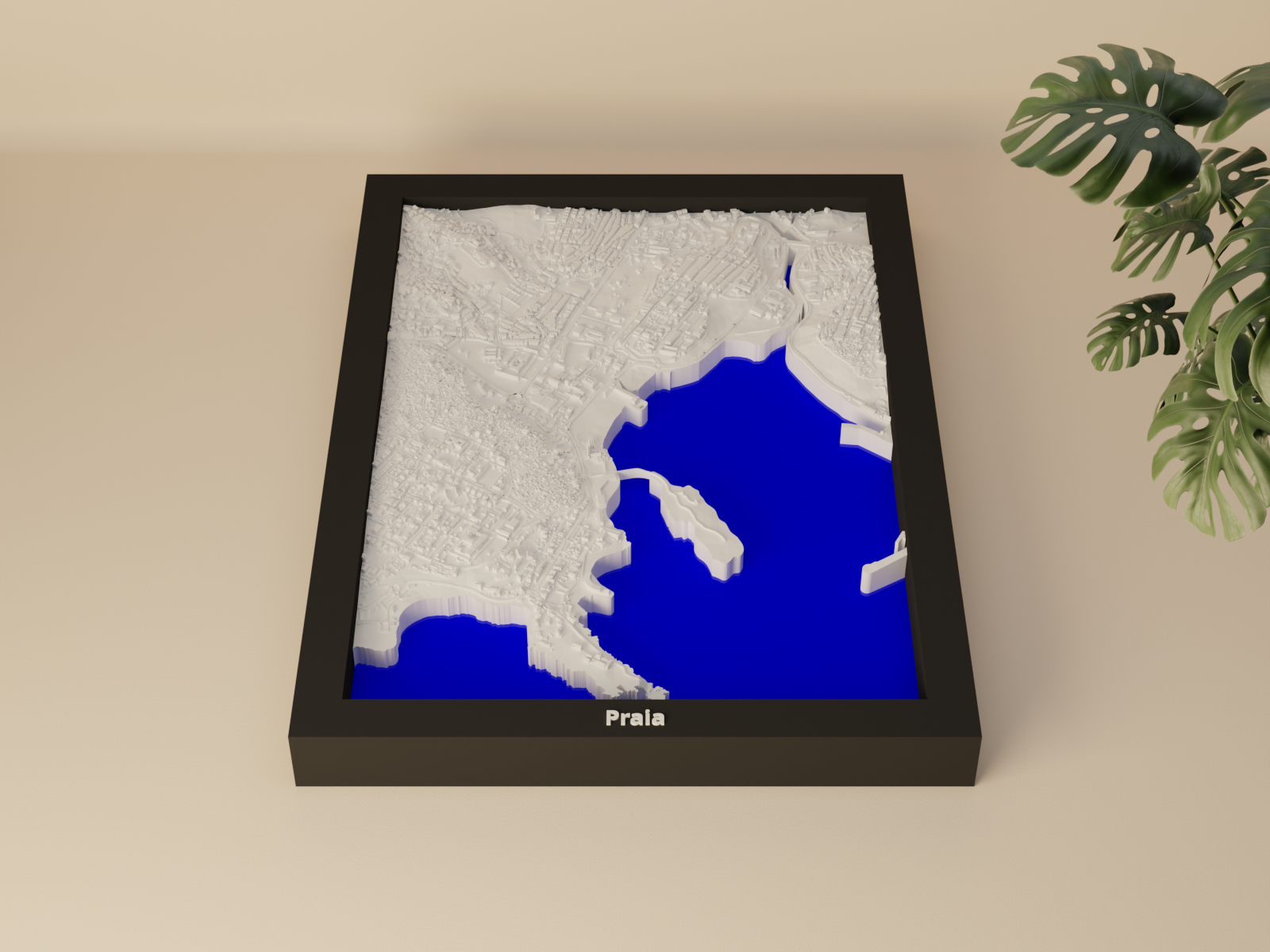 Praia, Cape Verde - 3D Miniature