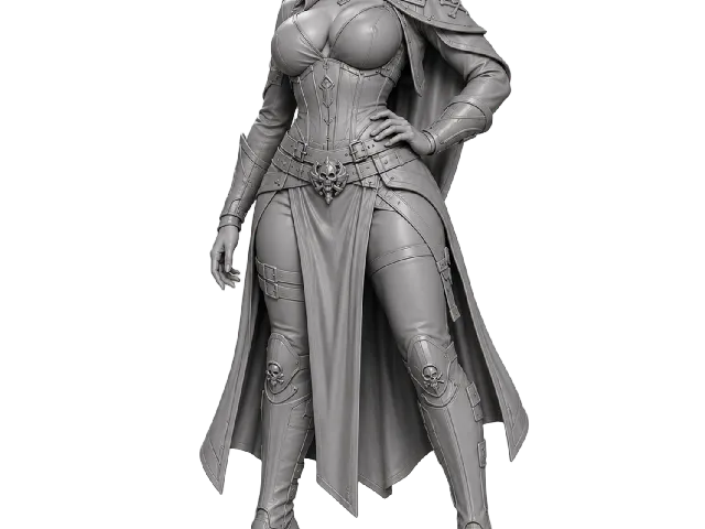 Space Pirate Queen Statue