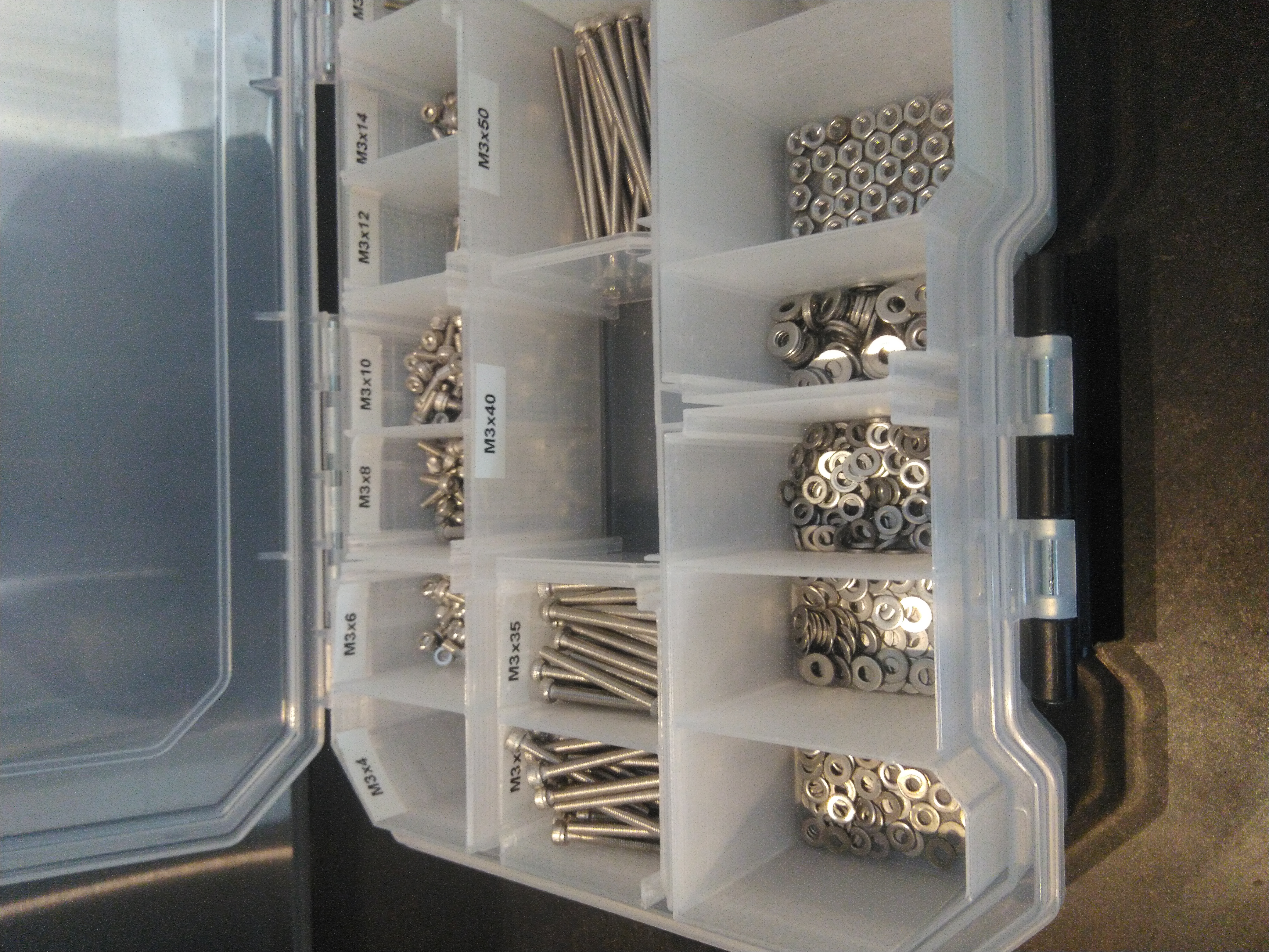 Clas Ohlson Cocraft - Inserts / inlays for organizer / assortment system