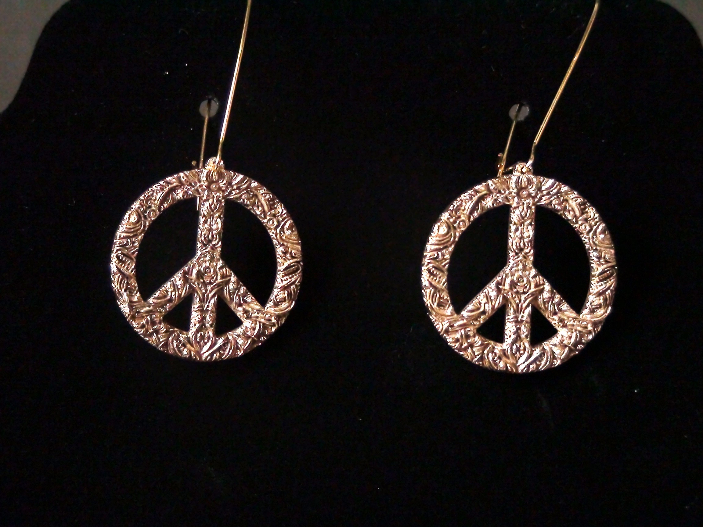 Peace Symbol Earrings & Pendant