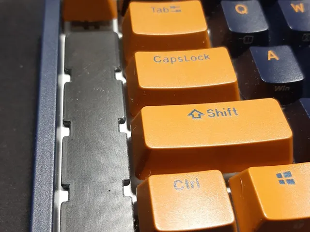 RKS70 Keyboard Macro Keys - PCB cover - Switch blocker