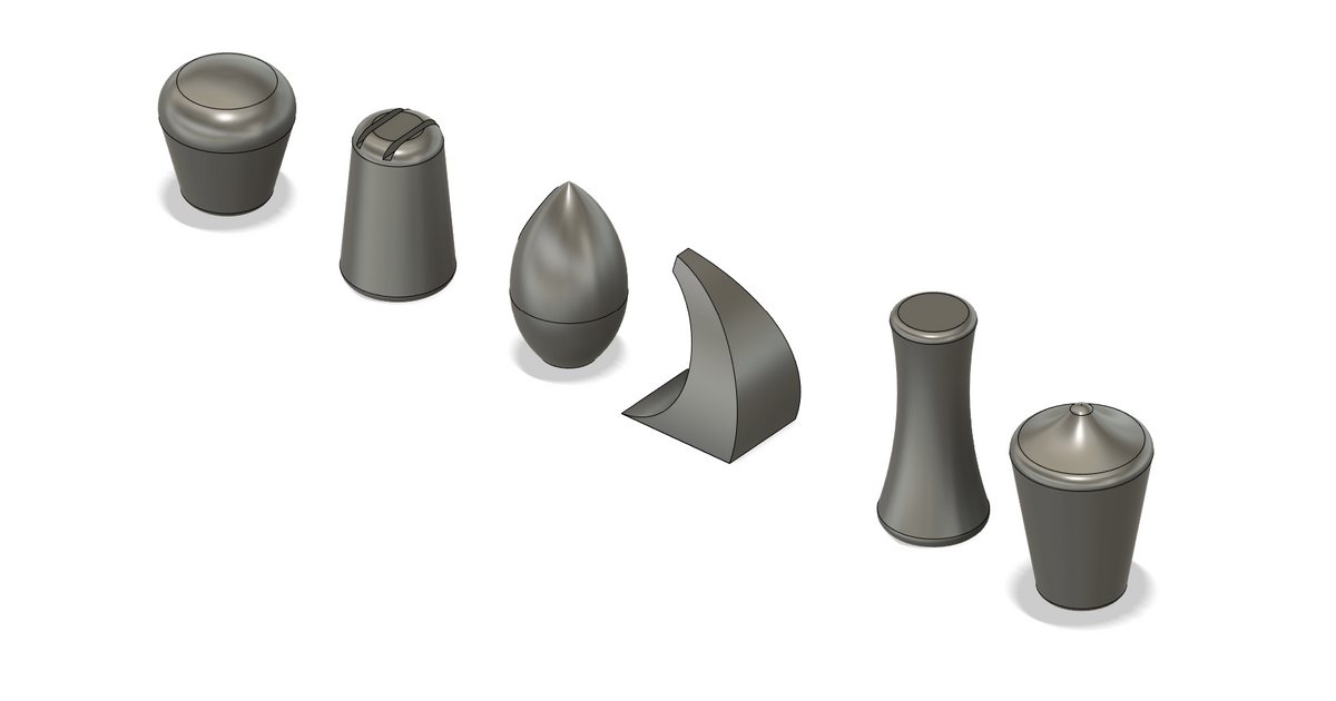 Minimalist Chess Set by IntrovertedPaul | Download free STL model