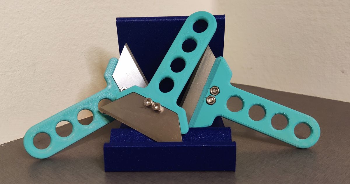 Stanley Blade Scraper by Kanrog Creations Download free STL model