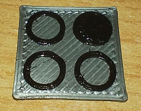 Indikátor plotýnky na sporák 15x15mm