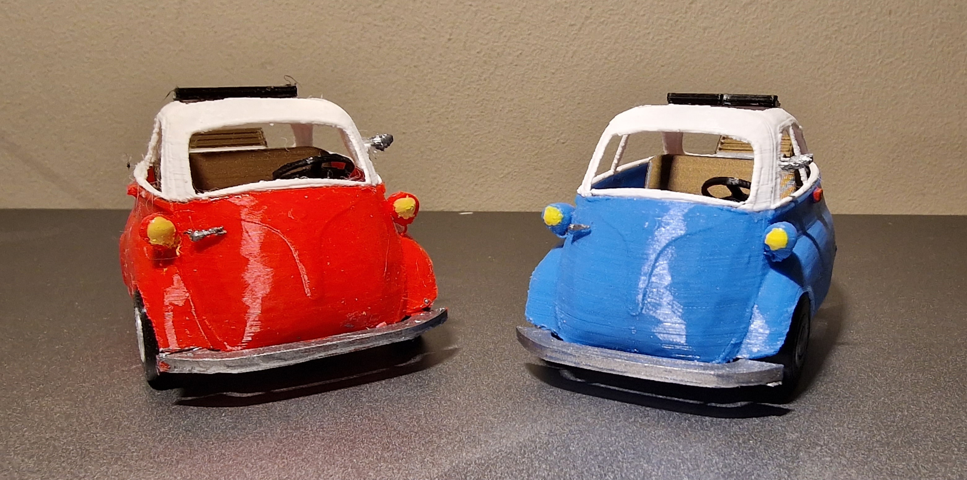 BMW Isetta year 1950 scale 1:24 Designer Ed van der Heijden.