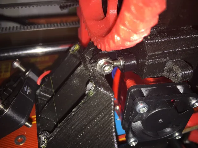 Prusa i3 Rework Extruder side fan mount