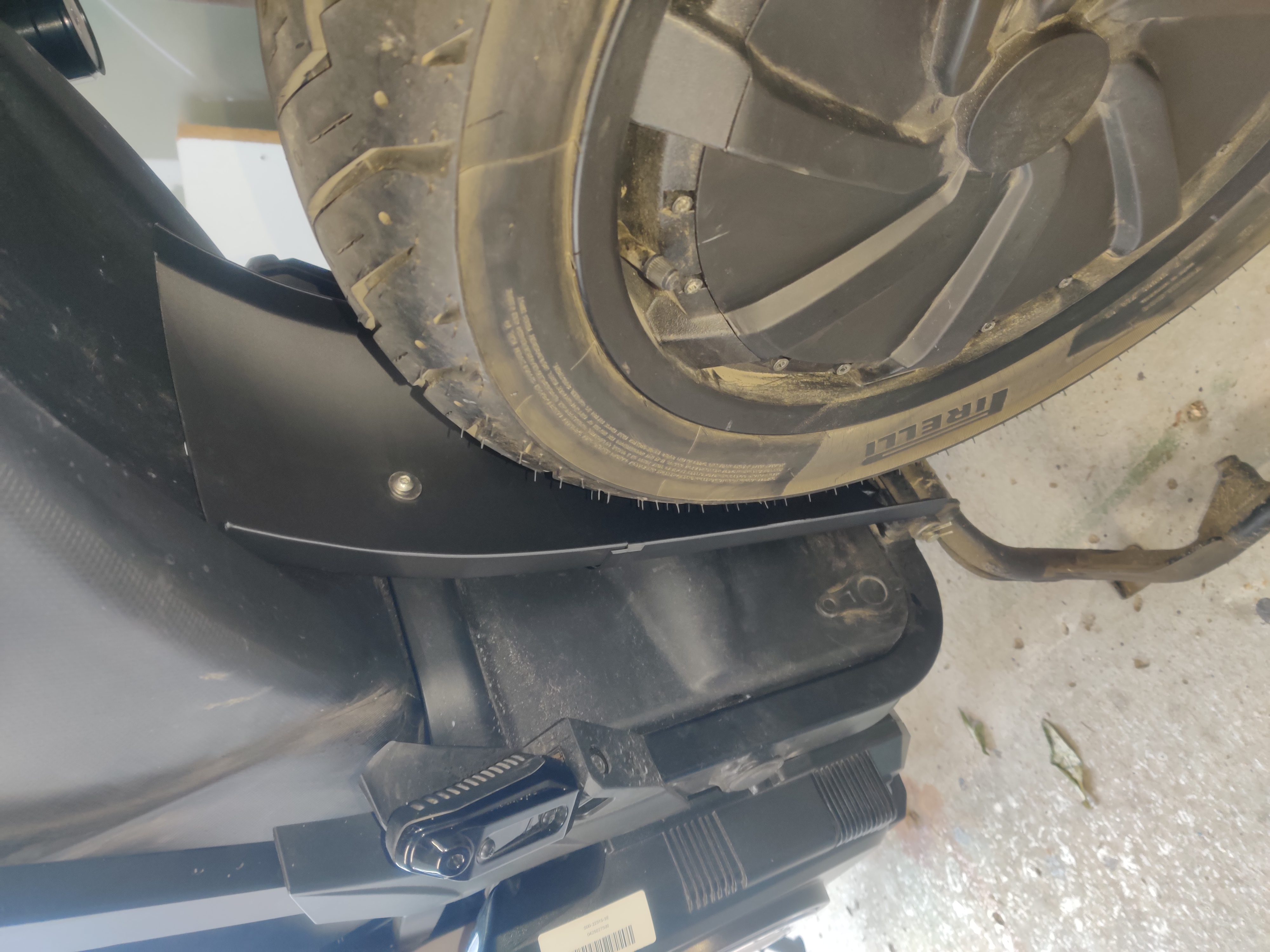Silence S01 Spritzschutz Hinterrad / Silence S01 splashguard (fender) rear wheel