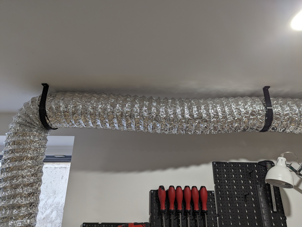 Exhaust Air duct / pipe holder 150mm