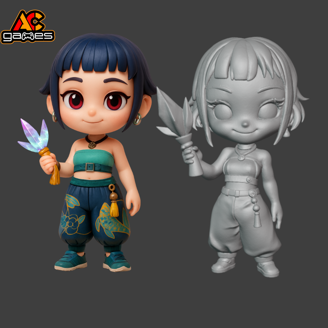 Zoey Chibi Demon Hunters