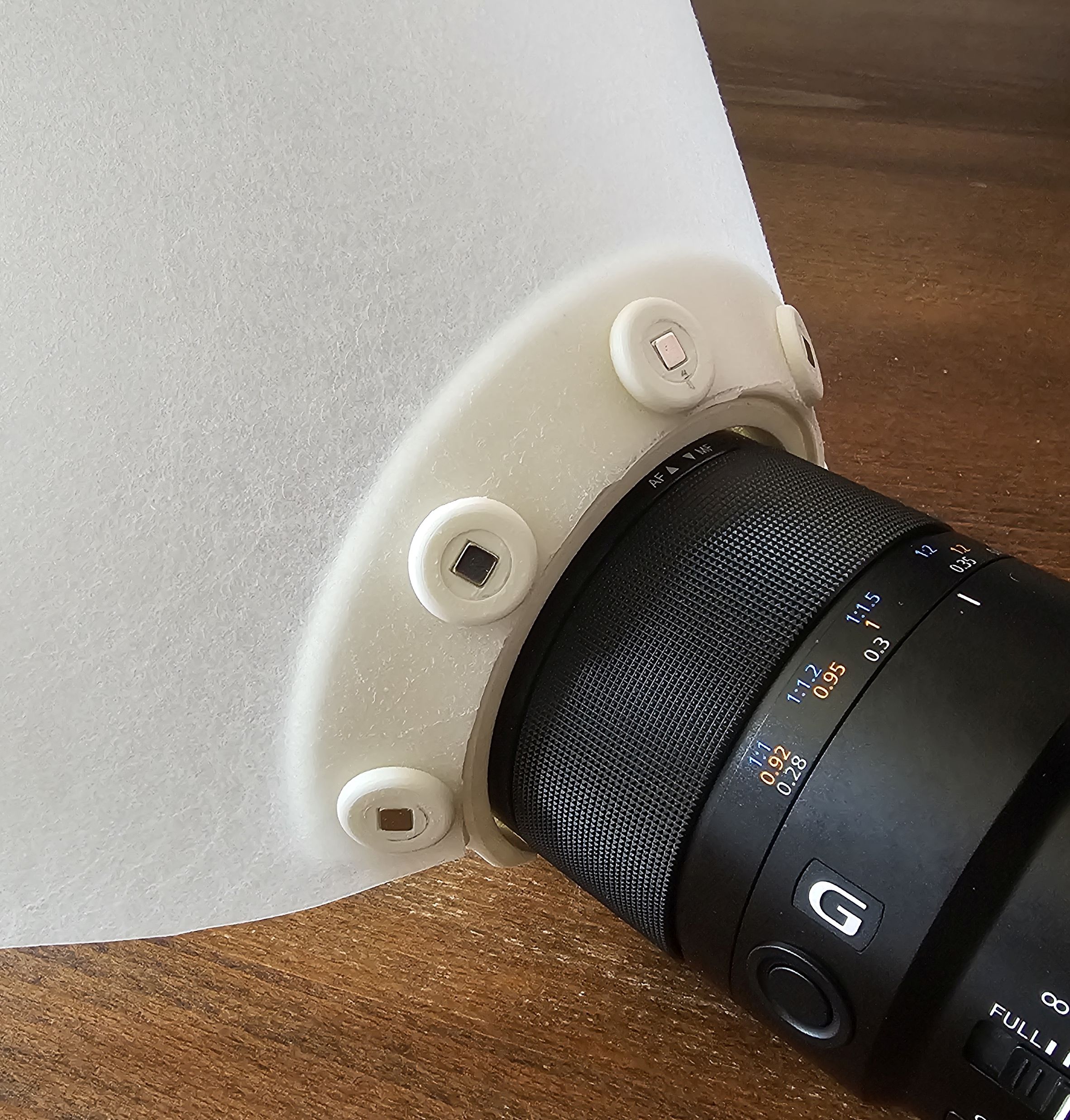 Macro Photography Diffuser by kleinpoe Download free STL model