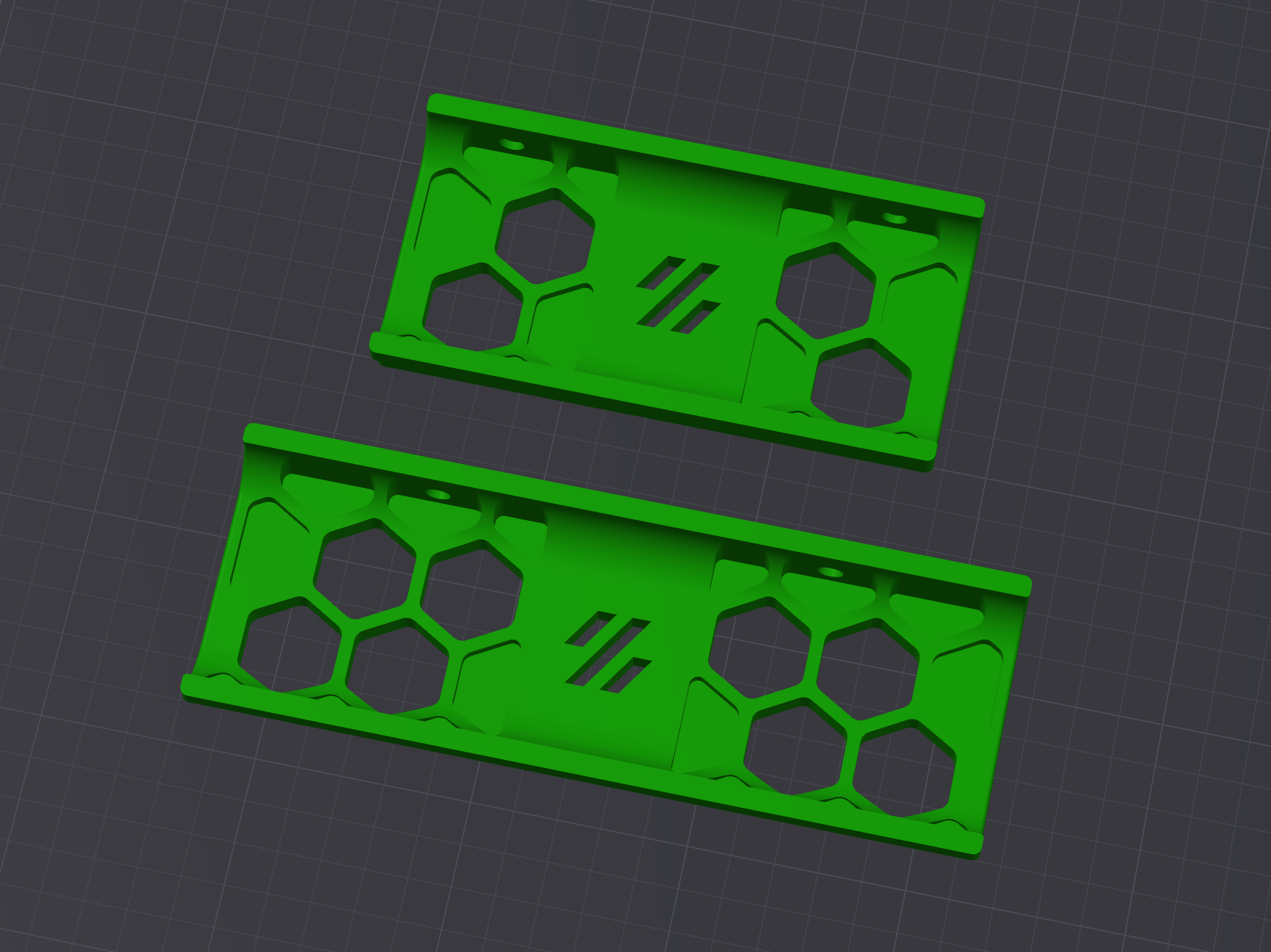VORON 2.4 300 350 REAR SKIRT CENTRE SECTION OPEN USE FOR CONNECTOR INSERTS CANBUS, fans, ERCF, PG7, & filament sensors