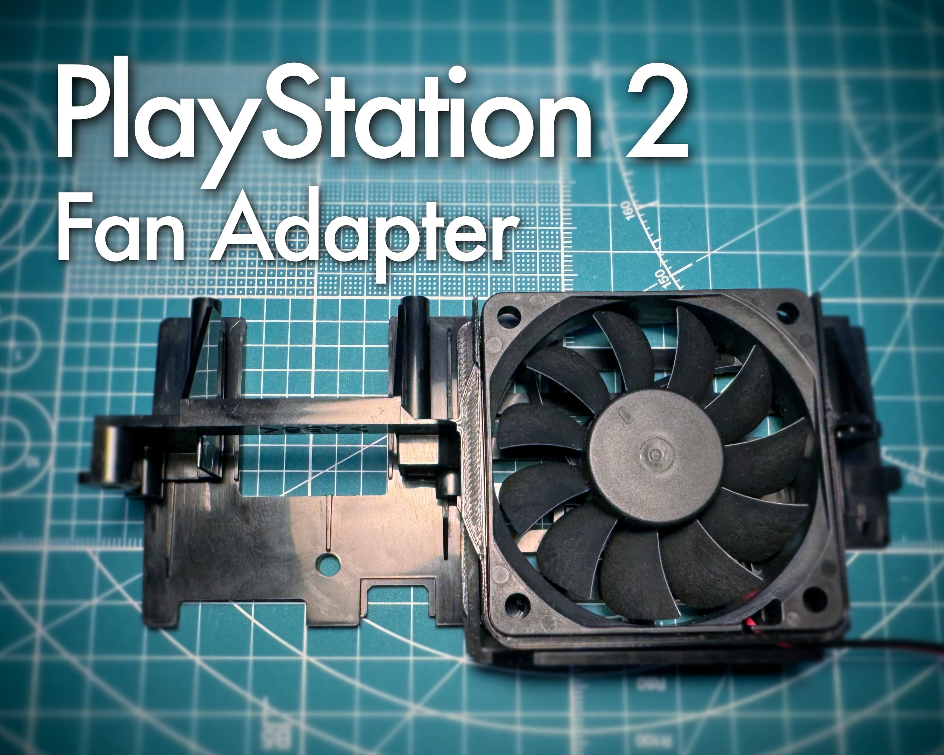 PS2 PlayStation 2 Fan Adapter 60x60x15 Sunon