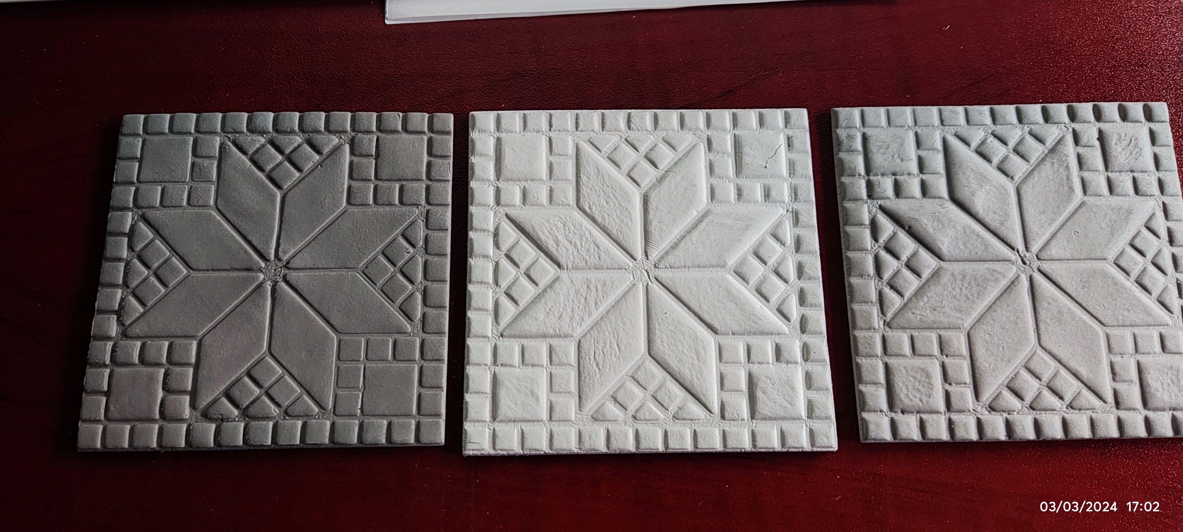 Mosaic emboss
