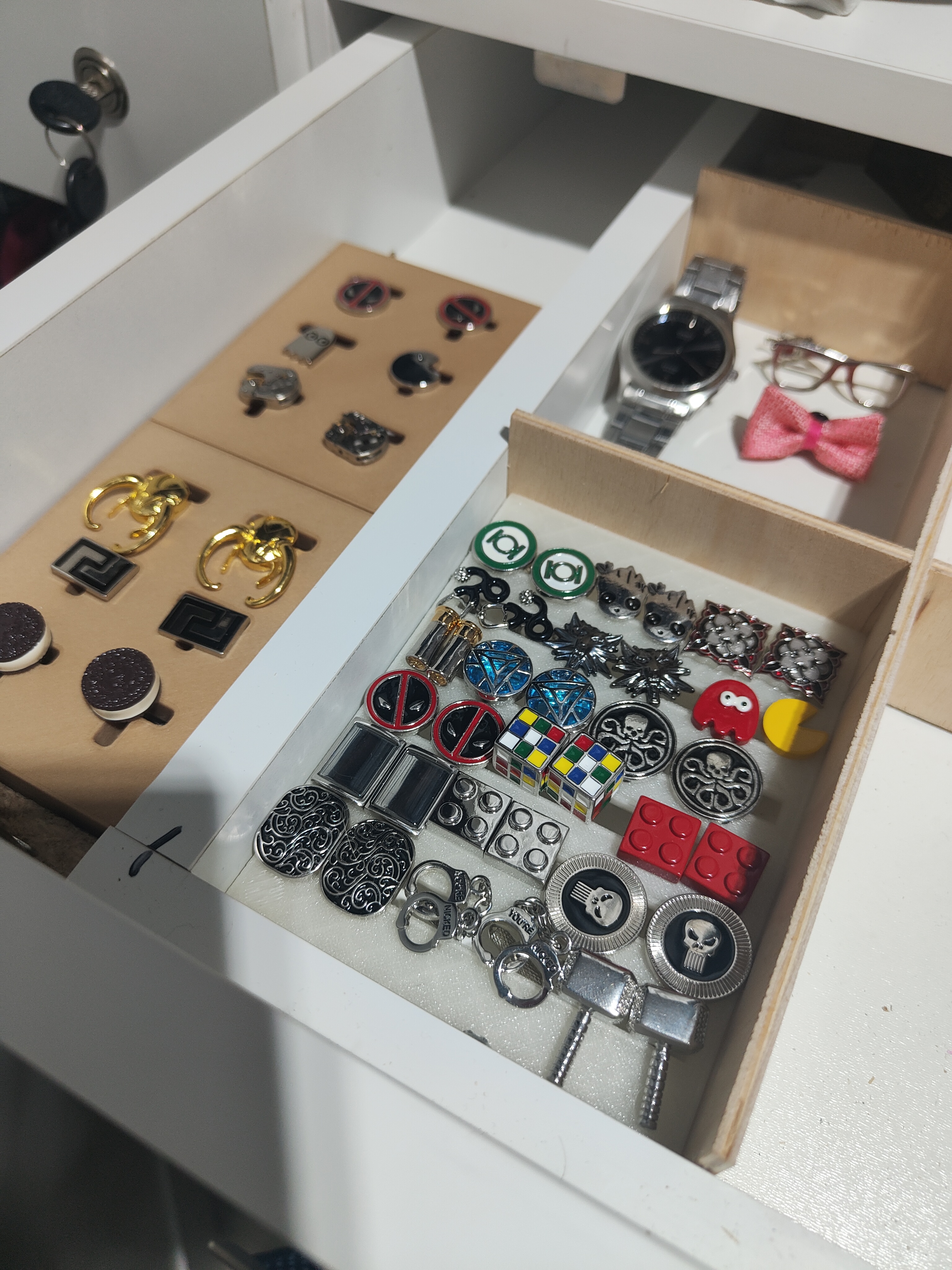 Cufflinks Organiser