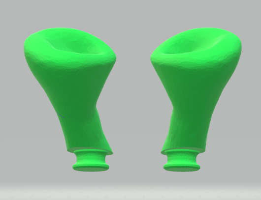 Shrek Croc Charm Ears (Left & Right Fixed)