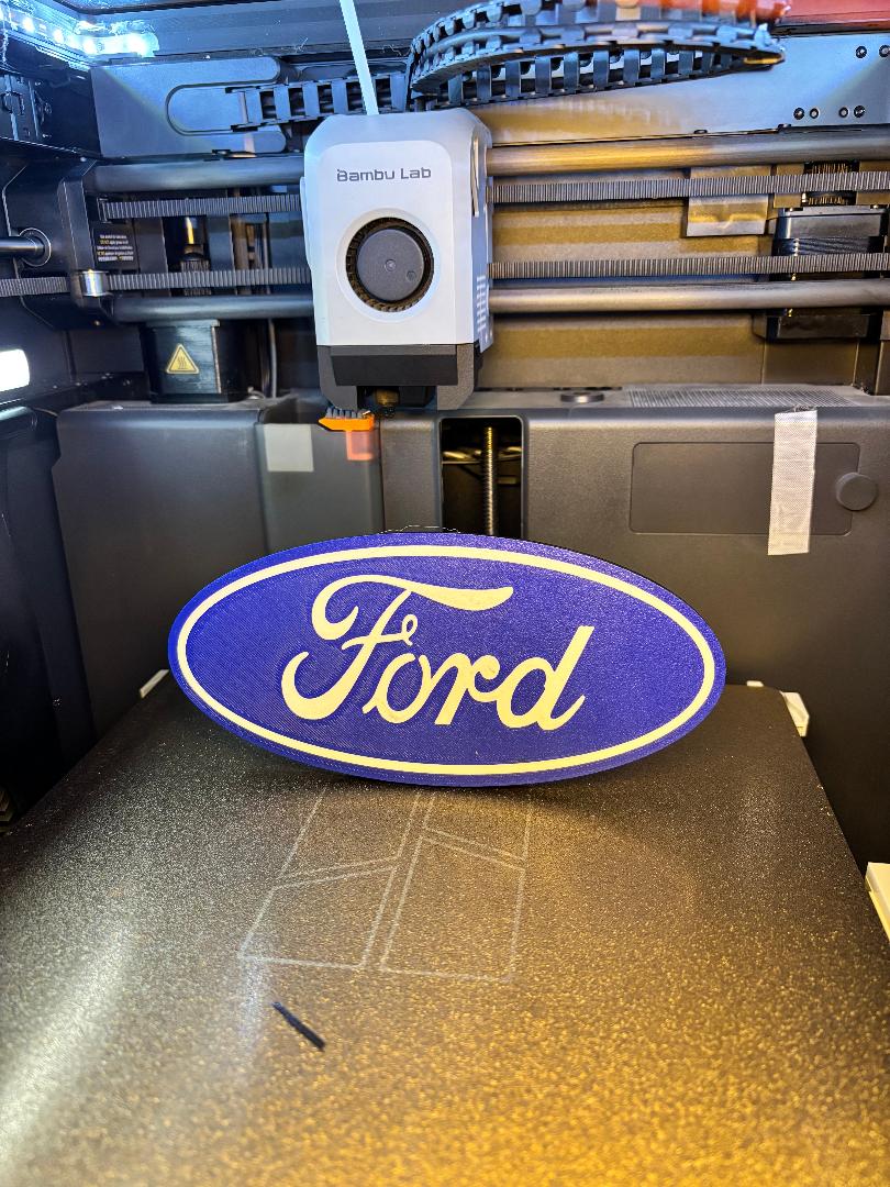 "Blue oval" Hitch cover