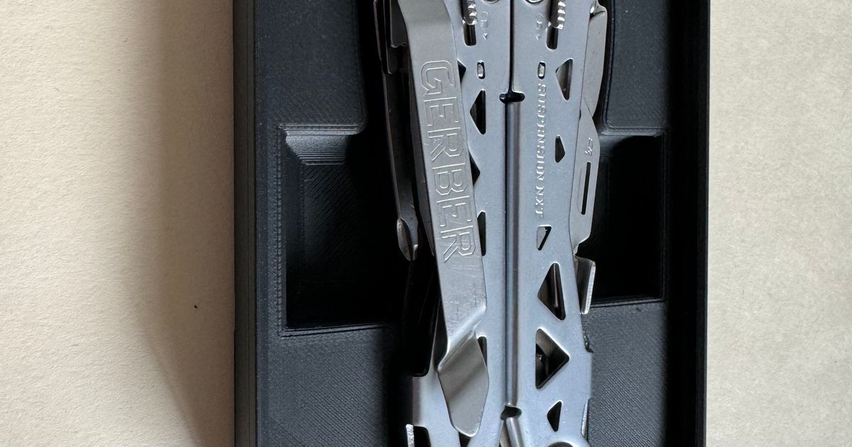 Gerber Multitool Holder for Gridfinity by Andy B Download free STL