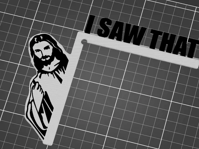Jesus: I saw That - Higher letters for color change
