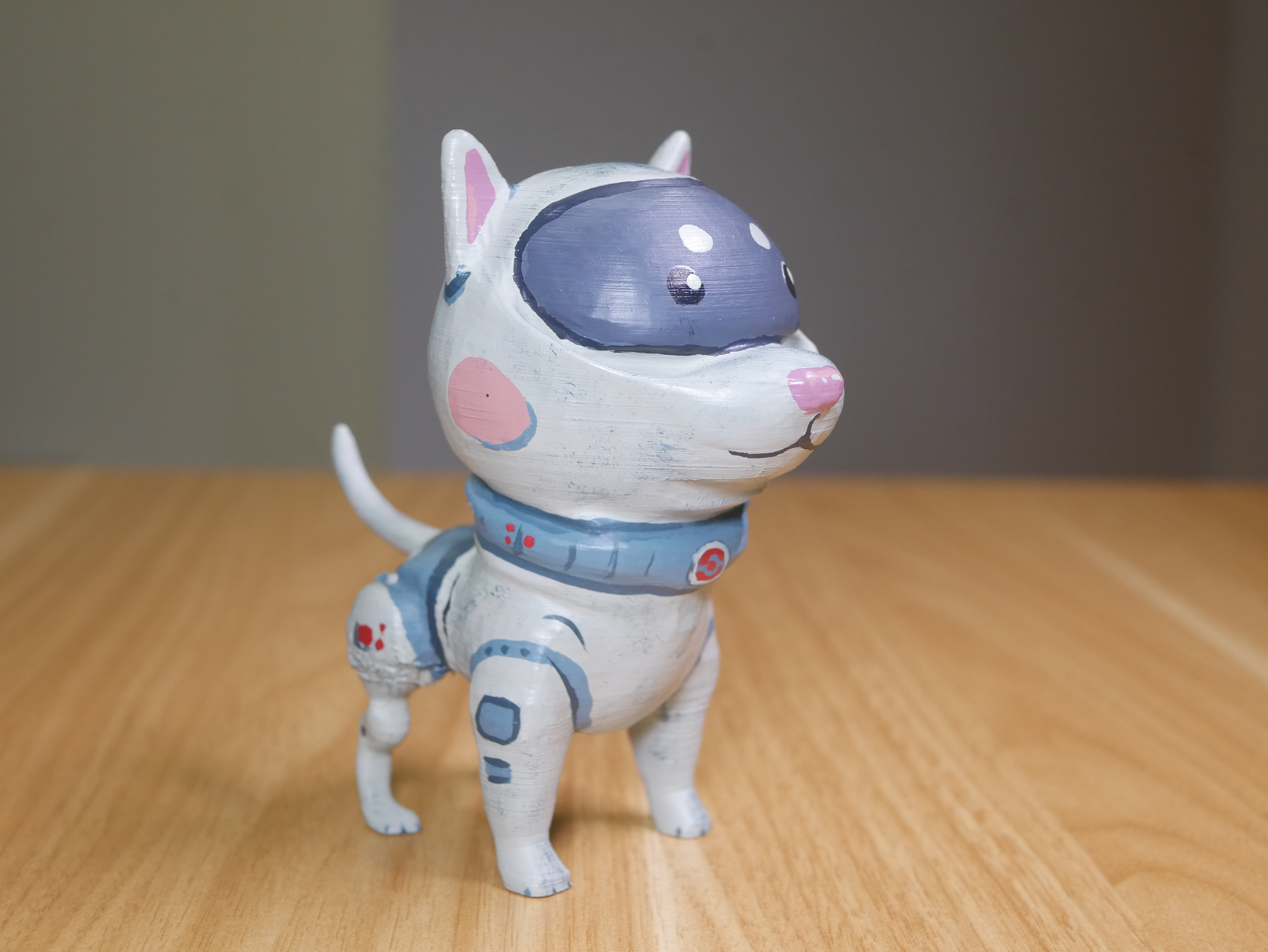 Space dog figure