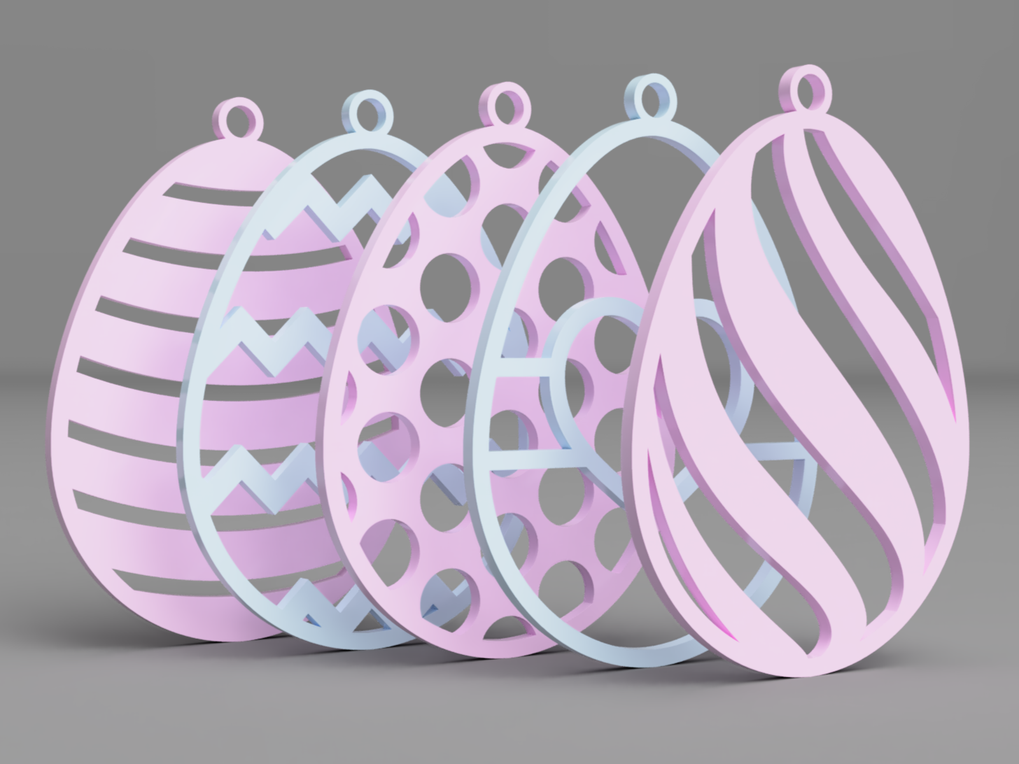 Miniatura 2 do modelo 3D Decoration easter egg