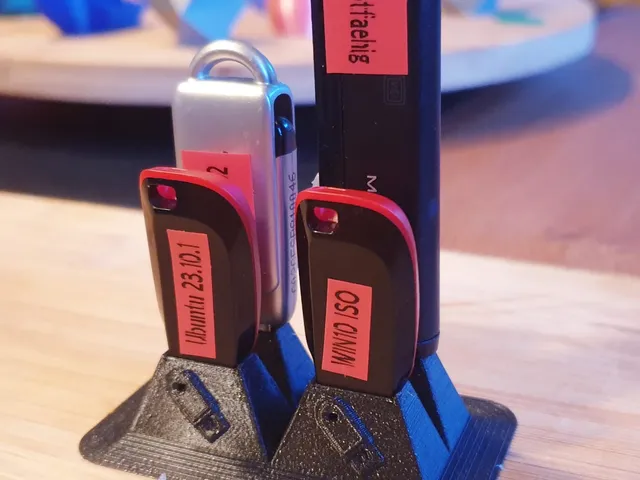 USB flash drive holder 4x