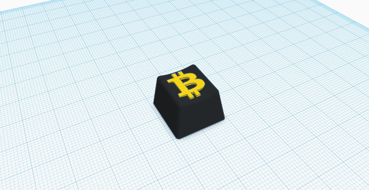 Bitcoin keycap