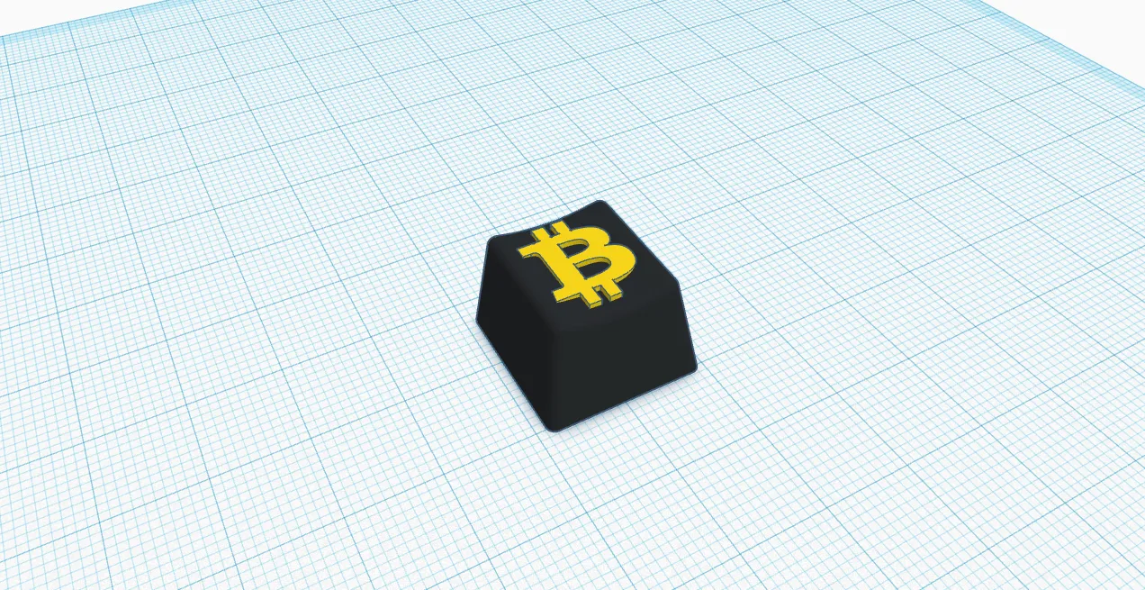 Bitcoin keycap by Logomode | Download free STL model | Printables.com