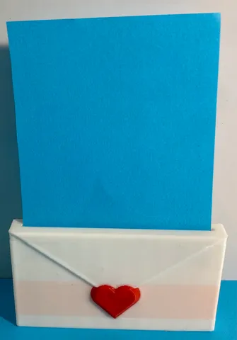 Poloroid photo holder lover letter